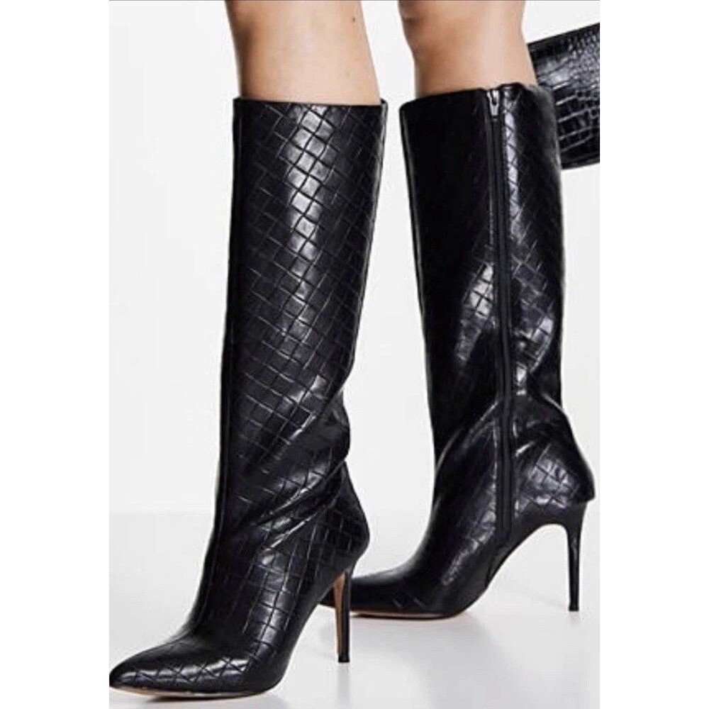 OSSOS DESIGN HIGH HEEL KNEE BOOTS - SIZE 8